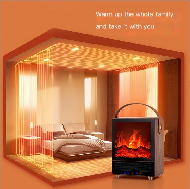 Aquecedor Simulação Chama montanha aquecedor para casa quarto aquecimento rápido aquecedor de estilo de energia europeu