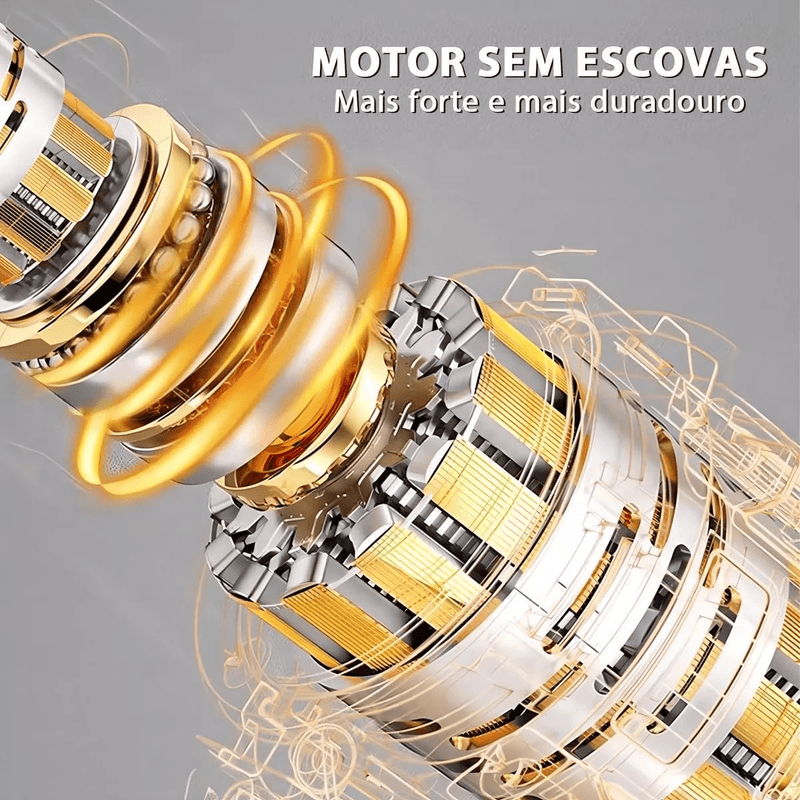 Parafusadeira e Furadeira de Impacta Reversa sem Fio