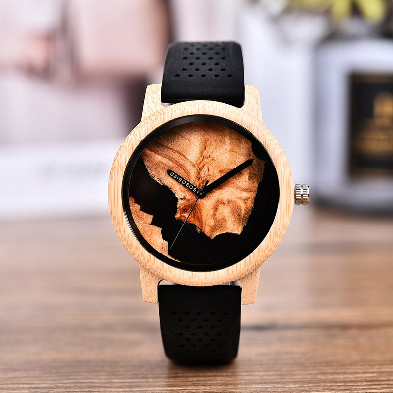Bamboo Wood Men's Women's Watch