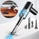 Aspirador de pó portátil para carros, residências e janelas, potente e recarregável via USB