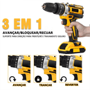 Parafusadeira e Furadeira de Impacta Reversa sem Fio