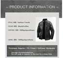 Jaqueta masculina slim fit para motociclista, coleção outono inverno