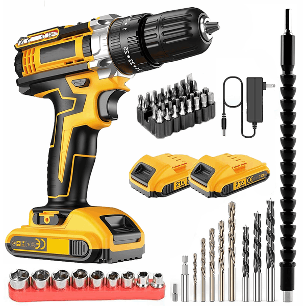 Parafusadeira e Furadeira de Impacta Reversa sem Fio