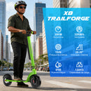 Patinete Elétrico Dobrável de 10 Polegadas, Motor de 500W, Autonomia de 35km, Velocidade Máxima de 32km/h, Equipado com Freios a Disco Eletrônicos e Freios a Tambor, Capacidade Máxima de Carga de 120kg, Suporta Bateria Removível e Substituível Ativo