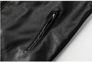 Jaqueta masculina slim fit para motociclista, coleção outono inverno