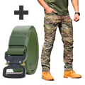 Waterproof Military Tactical Pants - Delta Force + Belt