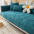 Non-Slip Embroidered Velvet Sofa Cover - CozyFit