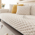 Plush Non-Slip Winter Sofa Cover