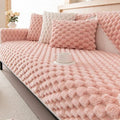 Plush Non-Slip Winter Sofa Cover