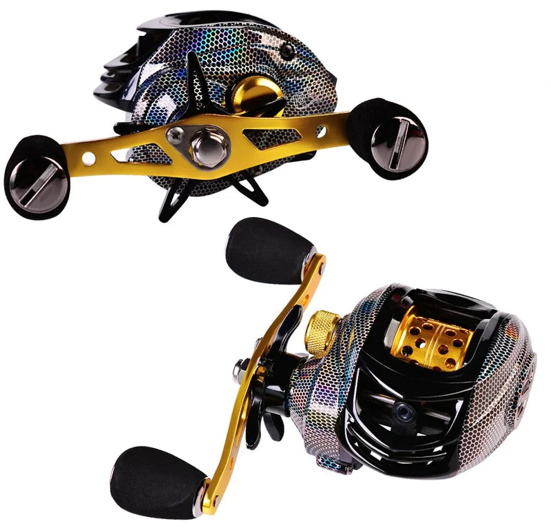 Professional Drag Fishing Reel 10Kg and 19 Bearings - Snake