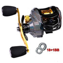 Professional Drag Fishing Reel 10Kg and 19 Bearings - Snake