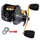 Professional Drag Fishing Reel 10Kg and 19 Bearings - Snake