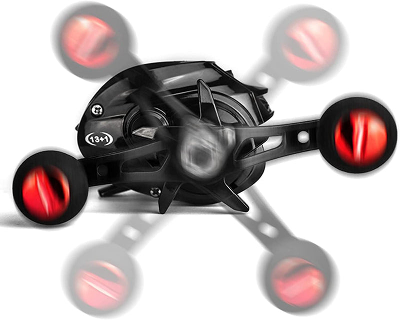 Pro Living Professional Fishing Reel with 13 Bearings