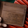 Personalized Genuine Leather Men's Wallet