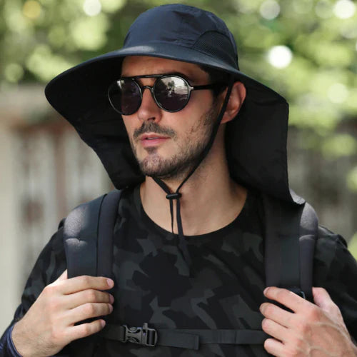 Unisex Wide Brim Anti-UV Hat UPF50+