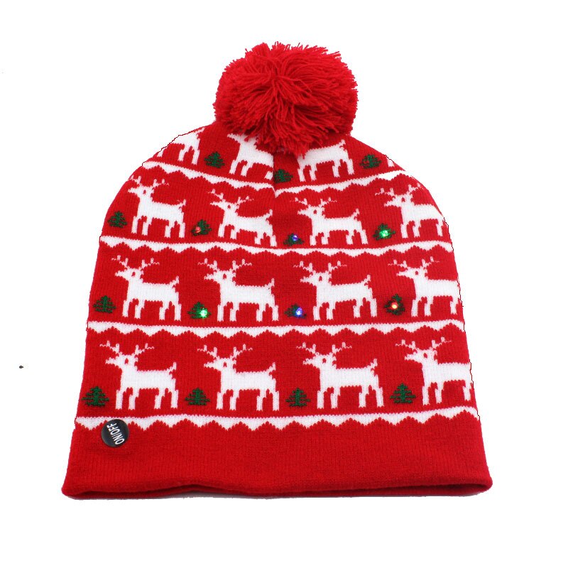 Christmas Hat with Led Lights