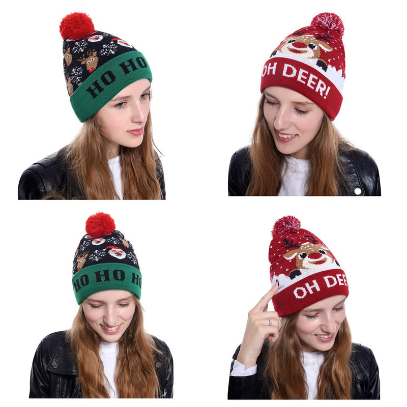 Christmas Hat with Led Lights