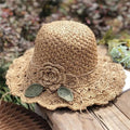 Floral Crochet Women's Summer Hat