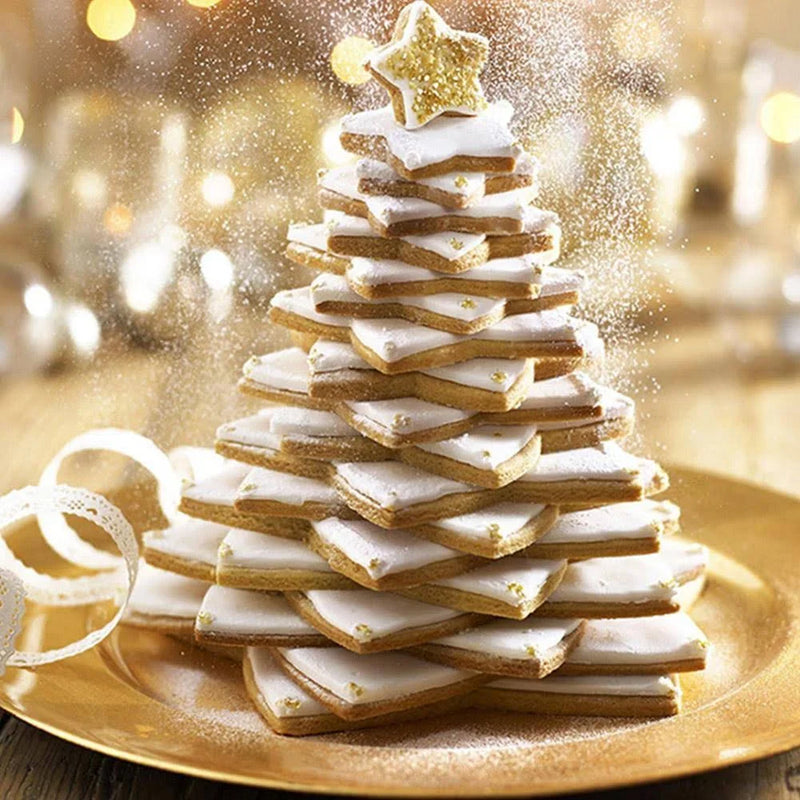 3D Christmas Tree Mold Set - 6 Pieces