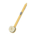 Ergonomic Bath Brush with Long Handle and Reservoir