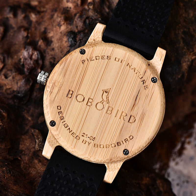 Bamboo Wood Men's Women's Watch