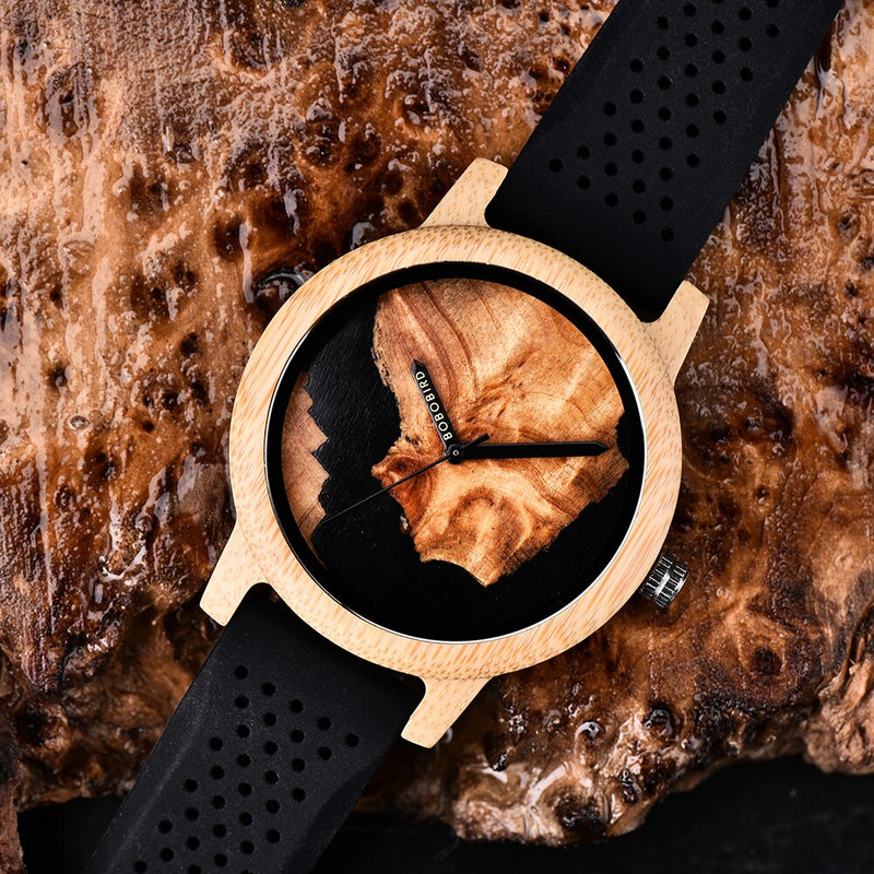 Bamboo Wood Men's Women's Watch