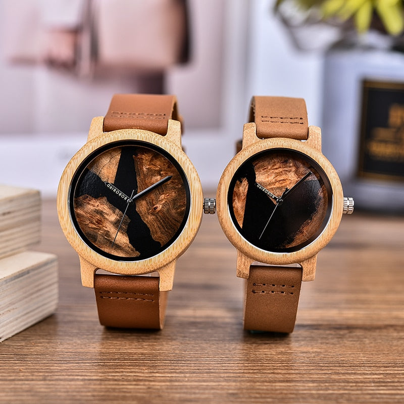 Bamboo Wood Men's Women's Watch