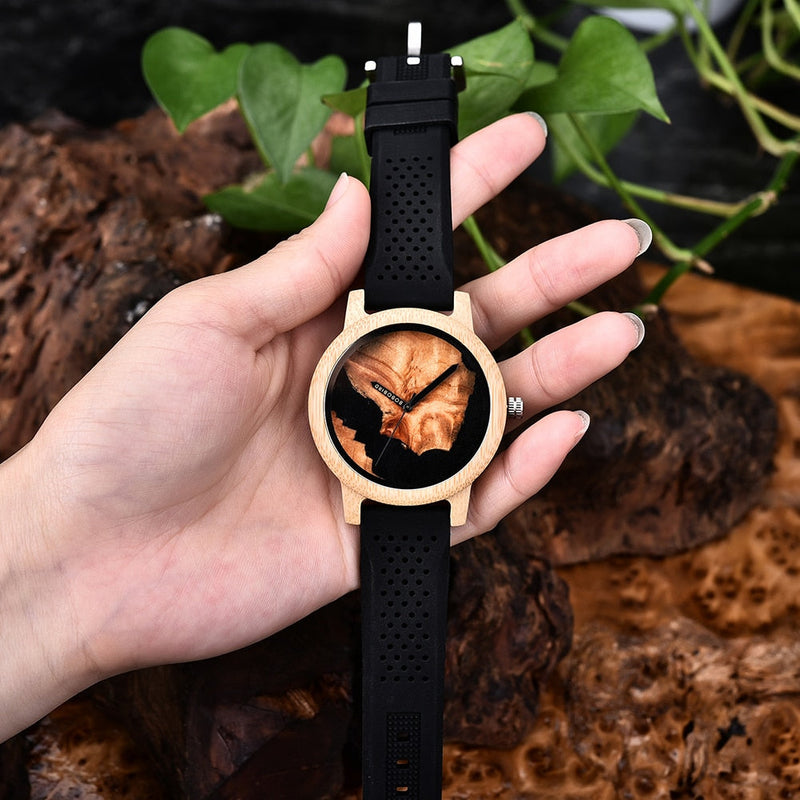 Bamboo Wood Men's Women's Watch