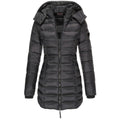 Jaqueta Femenina Puffer Longa com Capuz - WinterGlam