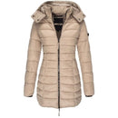 Jaqueta Femenina Puffer Longa com Capuz - WinterGlam