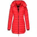 Jaqueta Femenina Puffer Longa com Capuz - WinterGlam