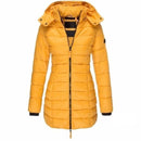 Jaqueta Femenina Puffer Longa com Capuz - WinterGlam