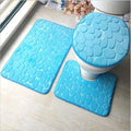 Kit 3 Absorbent Bathroom Mats