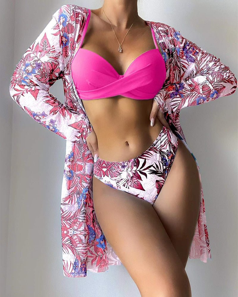 Biquini Moda Praia Verão 2023 - Biquíni + Saída