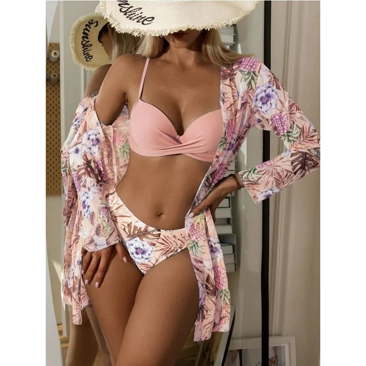 Biquini Moda Praia Verão 2023 - Biquíni + Saída