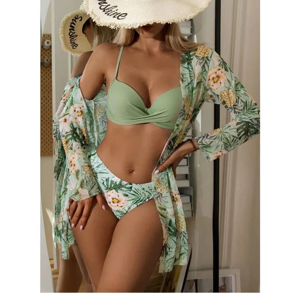 Biquini Moda Praia Verão 2023 - Biquíni + Saída