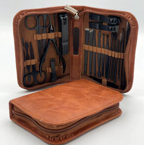 Corta unhas Manicure Masculino Profissional em Aço inoxidável  Kit