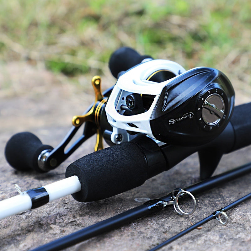 Premium Fishing Reel Kit with 10 Bearings + Premium Rod