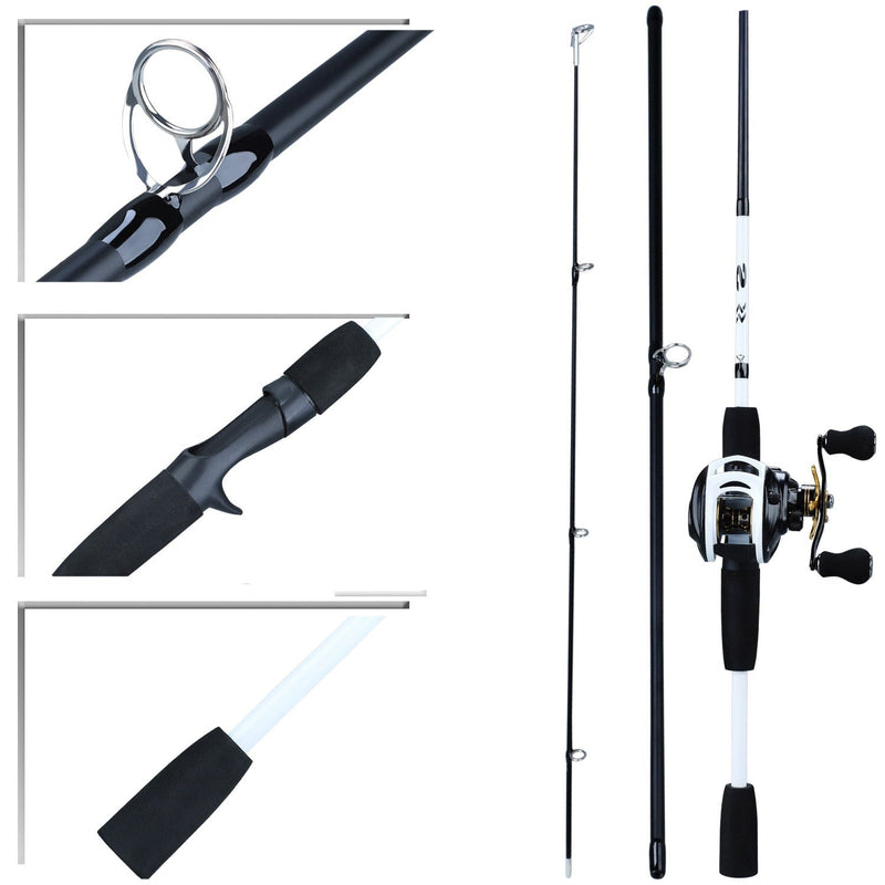 Premium Fishing Reel Kit with 10 Bearings + Premium Rod
