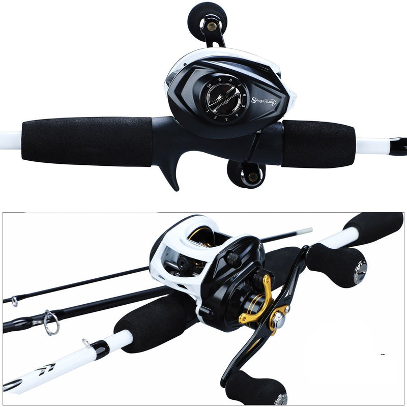 Premium Fishing Reel Kit with 10 Bearings + Premium Rod
