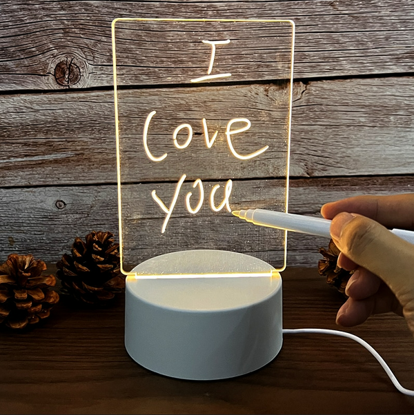Creative Message Board Light