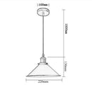 Luminária Pendente Retro de Metal - VintageGlow