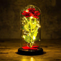 Eternal Pink Glass Dome Lamp - BloomLight