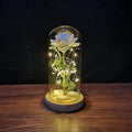 Eternal Pink Glass Dome Lamp - BloomLight