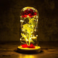 Eternal Pink Glass Dome Lamp - BloomLight