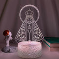3D Our Lady Decorative Lamp 16 Colors