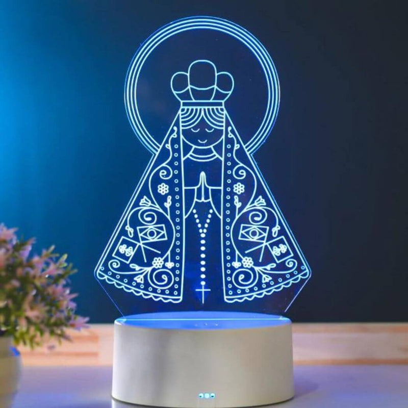3D Our Lady Decorative Lamp 16 Colors