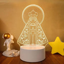 3D Our Lady Decorative Lamp 16 Colors
