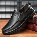 Men's Non-Slip Leather Moccasins - ClassLine
