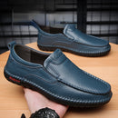 Men's Non-Slip Leather Moccasins - ClassLine